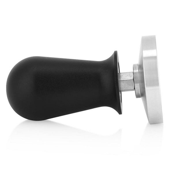 Stainless Steel Coffee Powder Hammer Alumina Constant Pressure Powder Press, 58mm Black