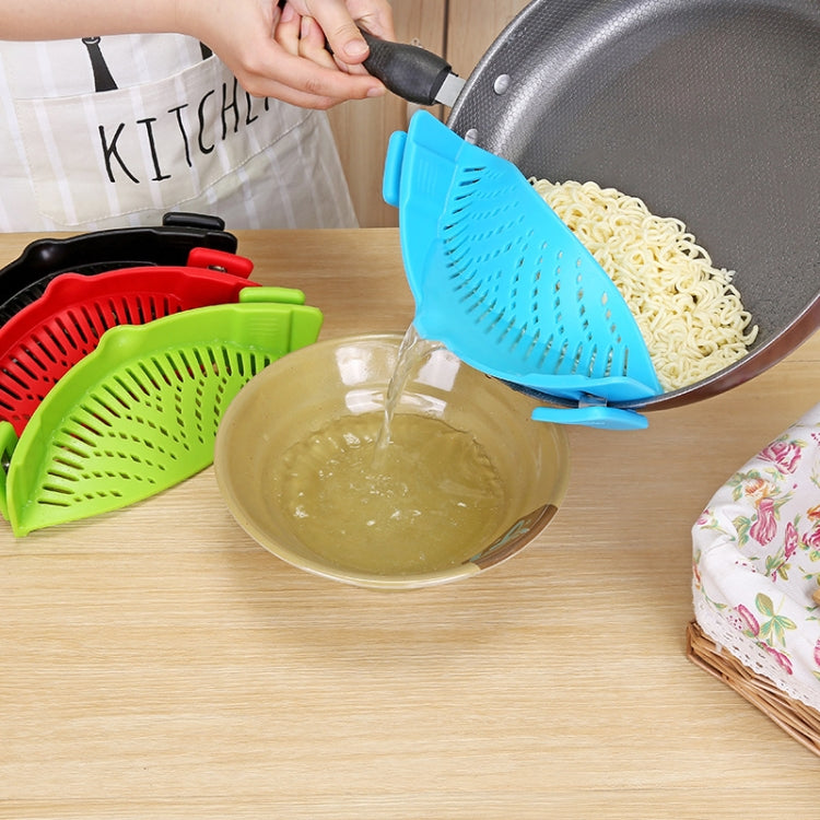 Silicone Pot Filter Kitchen Clip Pot Filter Drain Excess Liquid Drain Pasta Vegetable Cookware