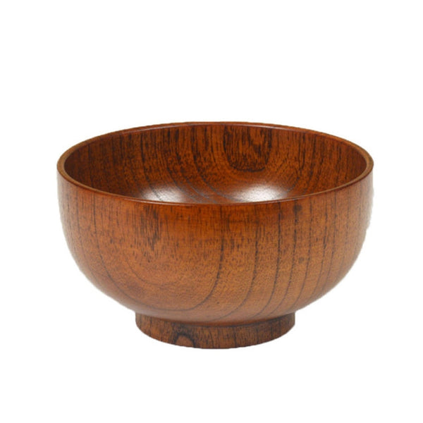 Adult Children Jujube Solid Wood Bowl Soup Noodle Bowl Household Tableware, Diameter 9.5 cm, Diameter 10.5 cm, Diameter 11.5 cm, Diameter 13 cm