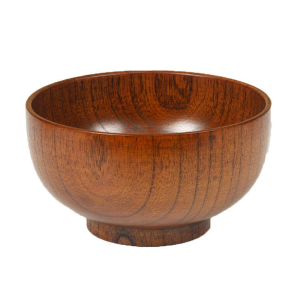 Adult Children Jujube Solid Wood Bowl Soup Noodle Bowl Household Tableware, Diameter 9.5 cm, Diameter 10.5 cm, Diameter 11.5 cm, Diameter 13 cm