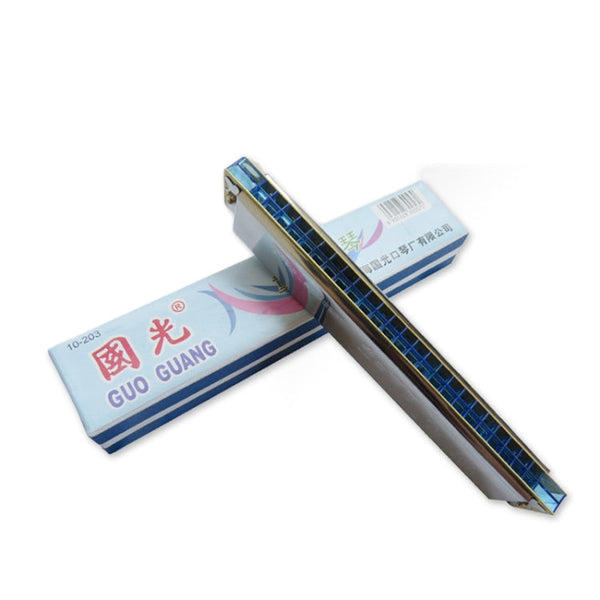 24-hole Echo Polyphony Stress Harmonica Instrument, Polyphony, Stress, Echo