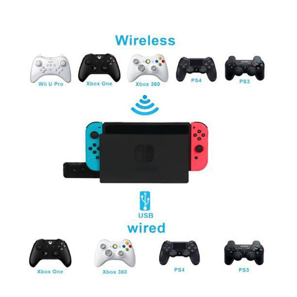 JYS-130 Wireless Bluetooth Gamepad Converter Adapter For PS3 / Switch / PC, For PS3 / Switch / PC