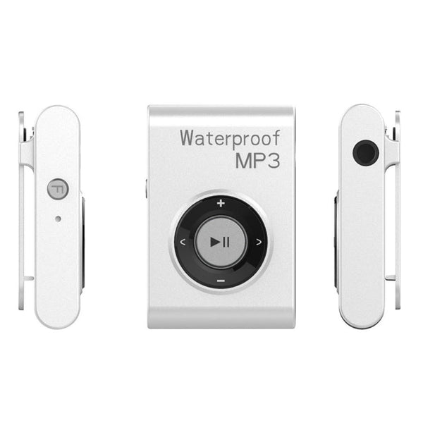 IPX8 Waterproof Swimming Diving Sports MP3 Music Player with Clip & Earphone, Support FM
