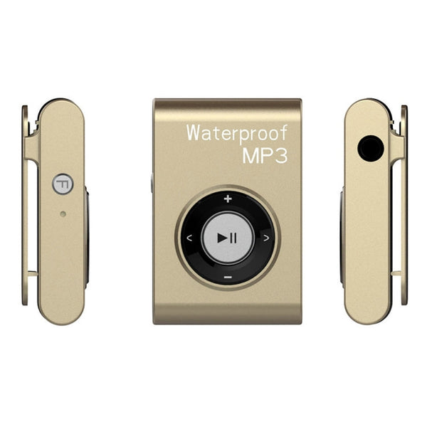 IPX8 Waterproof Swimming Diving Sports MP3 Music Player with Clip & Earphone, Support FM