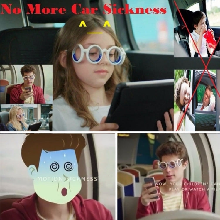 Foldable Portable No Lens Anti-motion Sickness Seasick Liquid Glasses Outdoor Travel Tool, Anti-motion Sickness Seasick Liquid Glasses