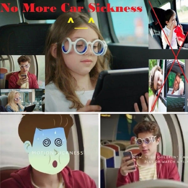 Foldable Portable No Lens Anti-motion Sickness Seasick Liquid Glasses Outdoor Travel Tool, Anti-motion Sickness Seasick Liquid Glasses