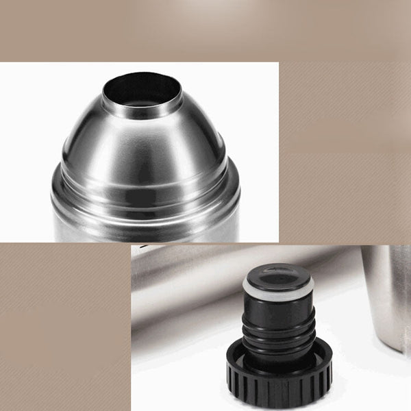 Outdoor Travel Household Stainless Steel Vacuum Insulation Pot, 1L