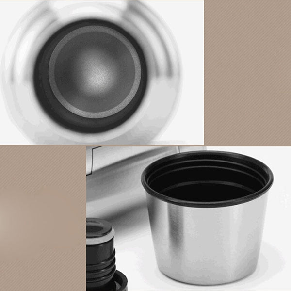 Outdoor Travel Household Stainless Steel Vacuum Insulation Pot, 1L