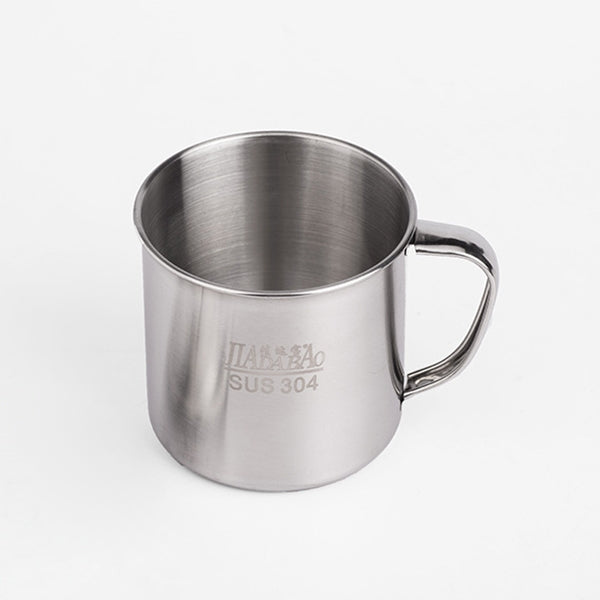 5 PCS Extra Thick 304 Stainless Steel Cup Children's Mouth Cup with Handle Cover Household adult Drinking Water Cup, 7cm without cover, 8cm with cover, 9cm with cover, 10cm with cover, 11cm with cover, 12cm with cover