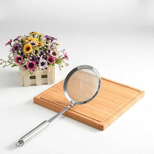 Stainless Steel Fruit Juice Soy Milk Oil Case Hot Pot Flour Dregs Filter Grease Leak, 10cm, 12cm, 16cm