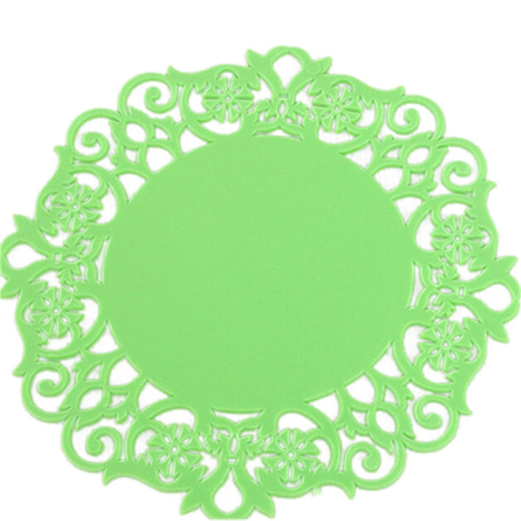 10 PCS Lace Flower Hot Coaster Silicone Cup Pad Slip Insulation Pad Cup Mat Pad Hot Drink Holder