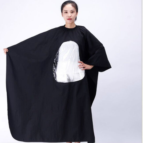 Waterproof Transparent and Visible Increase Haircut Cloth Adult Haircut, Waterproof Haircut