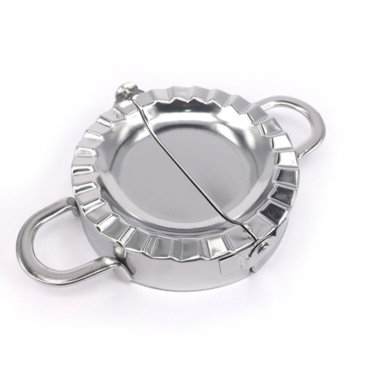 Stainless Steel Dumpling Maker Dough Cutter Dumpling Mould Kitchen Accessories Pastry Tools, Large 9.7cm with White Box, Small 7.7cm with White Box, 8.3 Dumplings Round Knife, 7.3 Dumplings Round knife