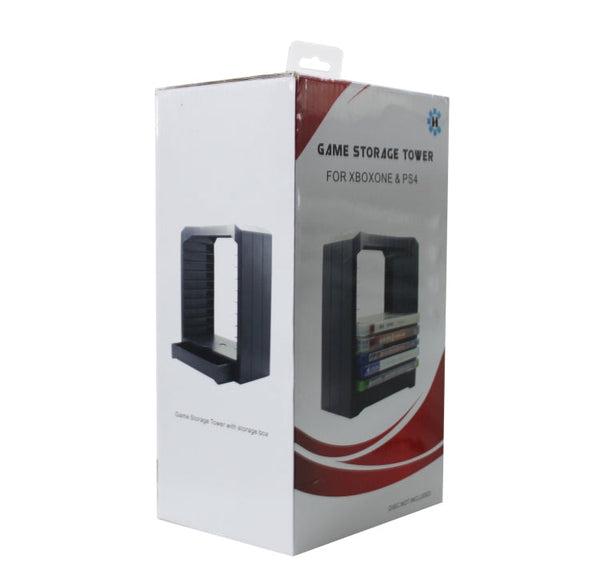 Disc Holder Game Accessories Storage Box for PS4 Accessories / Host Panel / Game Discs, For PS4