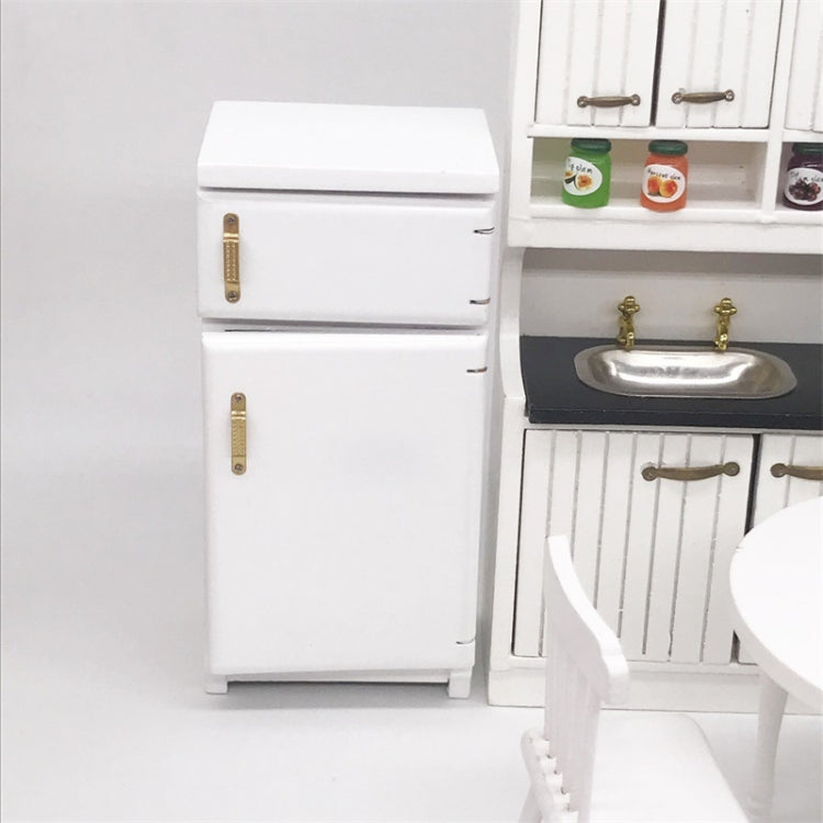 1:12 Doll House Mini Kitchen Model Refrigerator, Refrigerator