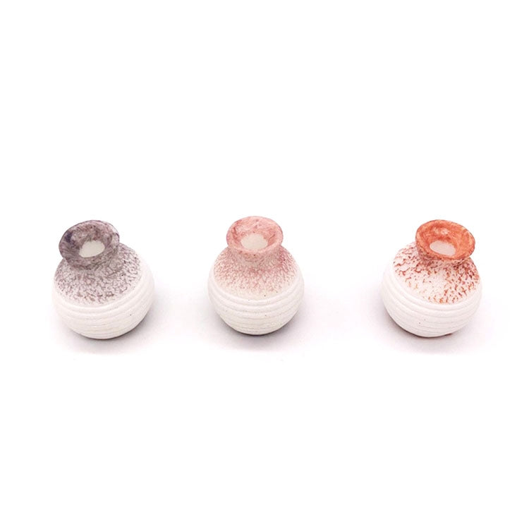 3 PCS / Set 1:12 Mini Doll House Scene Decoration Simulation Vases, Simulation Vases