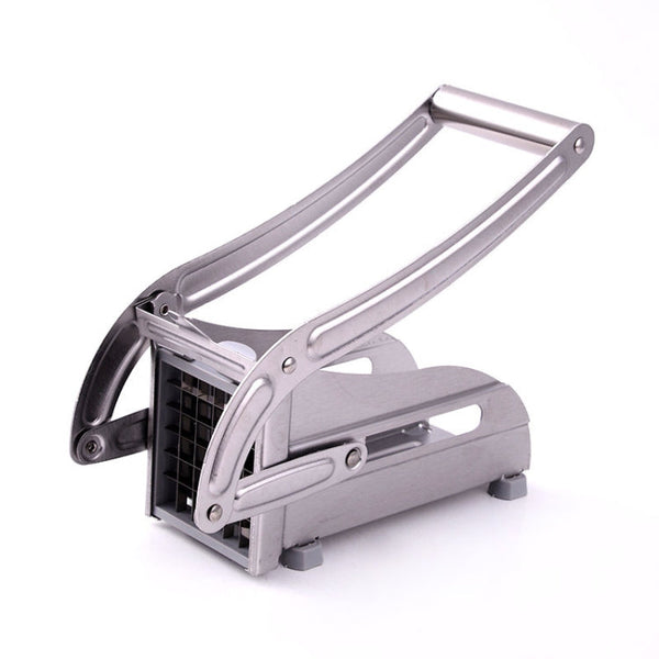 Stainless Steel Manual French Fries Slicer Potato Chipper Chip Cutter Chopper Maker