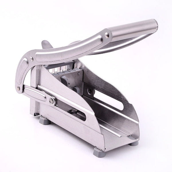 Stainless Steel Manual French Fries Slicer Potato Chipper Chip Cutter Chopper Maker