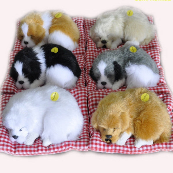 Simulation Will Call the Sleeping Dog Ornaments Toy Creative Doll Children Gift