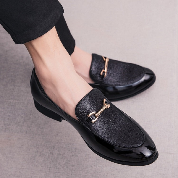 British Style Pointed Shoes Versatile Casual Shoes Slip-on Men Shoes