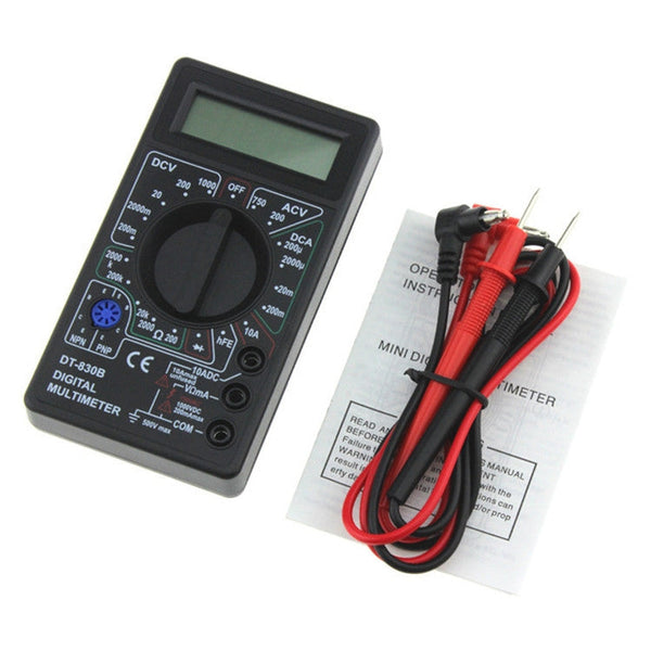 DT830B Mini Digital Multimeter Electrical Instrument, DT830B