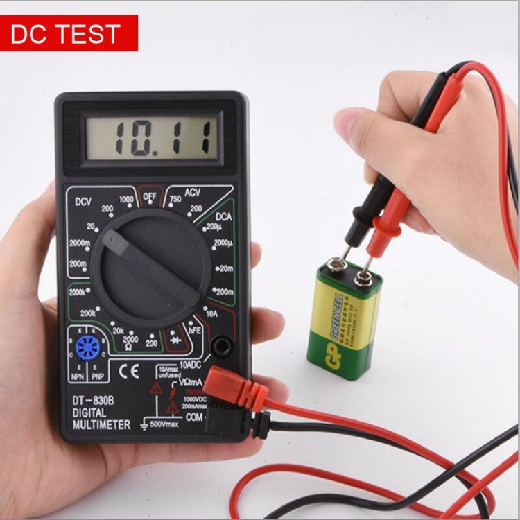 DT830B Mini Digital Multimeter Electrical Instrument, DT830B