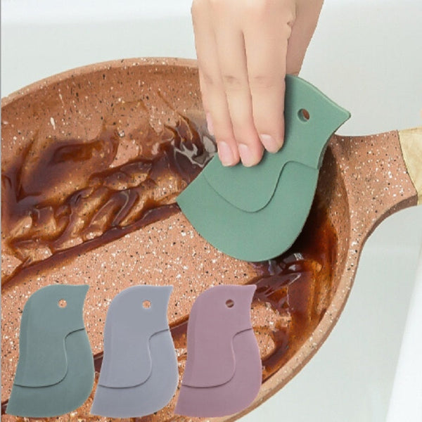 4 PCS Penguin Shape Soft Scraper Kitchen Baking Gadget