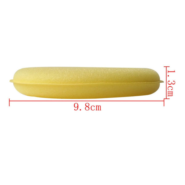 5 PCS Car Vehicle Wax Polish Foam Sponge Hand Soft Wax Yellow Sponge Pad for Car Detailing Care Wash