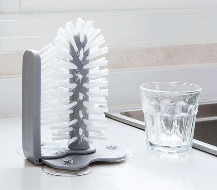Suction Wall Lazy Cup Cleaning Brush Kitchen Bar Cleaning Tool
