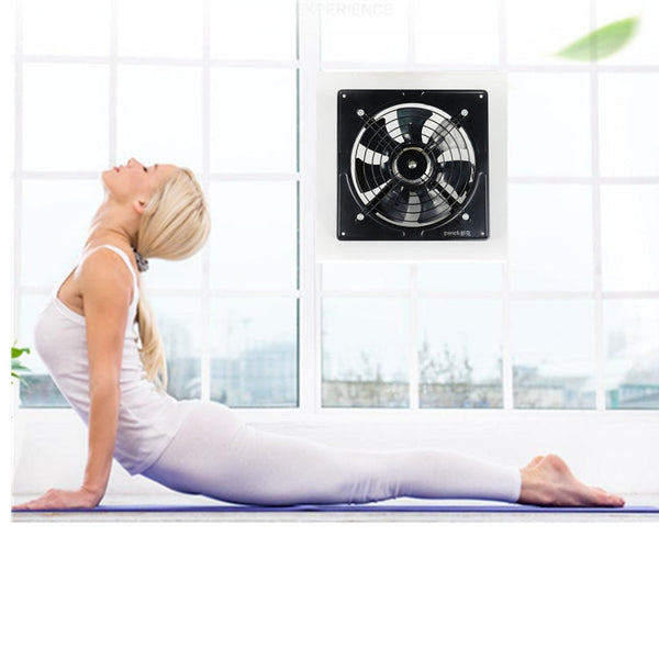 220V Exhaust Fan High Speed Air Extractor Window Ventilation Fan for Kitchen Ventilator Axial Industrial Wall Fan