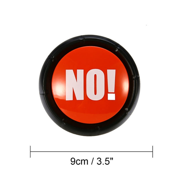 3 PCS Party Knowledge Quiz Game Electronic Squeeze Sound Box Answer Toy, Green YES, Red NO, Blue SORRY, Red with Light BULLSHIT, Daren show, Laugh and Cry