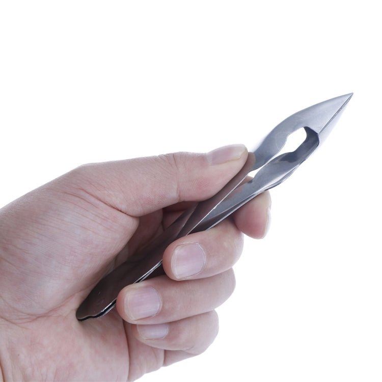 3 PCS Stainless Steel Non-slip Tip Open Blade Pineapple Clip Fruit Eye Digger, 13.5×3.5cm Stainless Steel Pattern, 13.5×3.5cm Endless Steel Nail