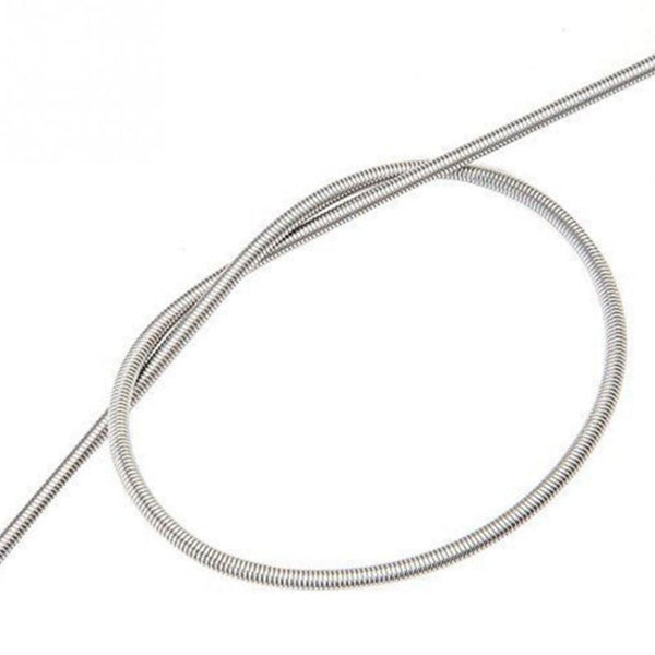 Kitchen Water Pipe Cleaning Brush Stainless Steel Cleaning Brush Spring Long Hair Brush