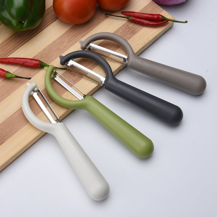 4个一卖 Stainless Steel Round Handle Peeler Sugar Cane Scraper  Fruit Plane, 4 PCS Apple Peeler Knife (Dark Gery), 4 PCS Apple Peeler Knife (Green), 4 PCS Apple Peeler Knife (White), 4 PCS Apple Peeler Knife (Light Gery), 4 PCS Apple Peeler Knife (Black) ...