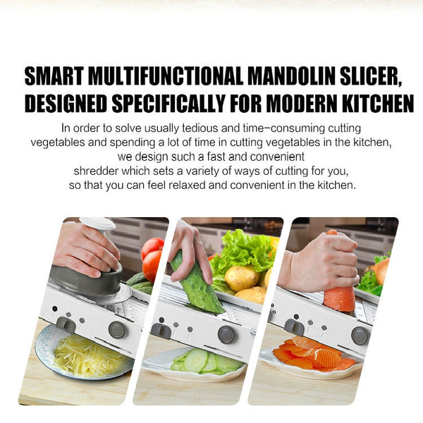 Multifunctional Long Stainless Steel Grater Slicer Chopper Crusher, Long Stainless Steel Grater
