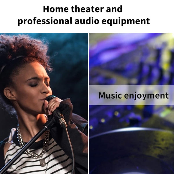 XLR Male To 2RCA Male Plug Stereo Audio Cable, Length:, 0.5m, 1m, 1.5m, 2m, 3m, 5m, 8m, 10m