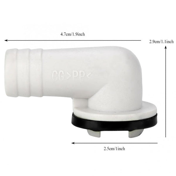 Elbow Air Conditioning External Air Conditioner Outlet Drain Nozzle Universal Drainage Tool for LG Air Conditioner