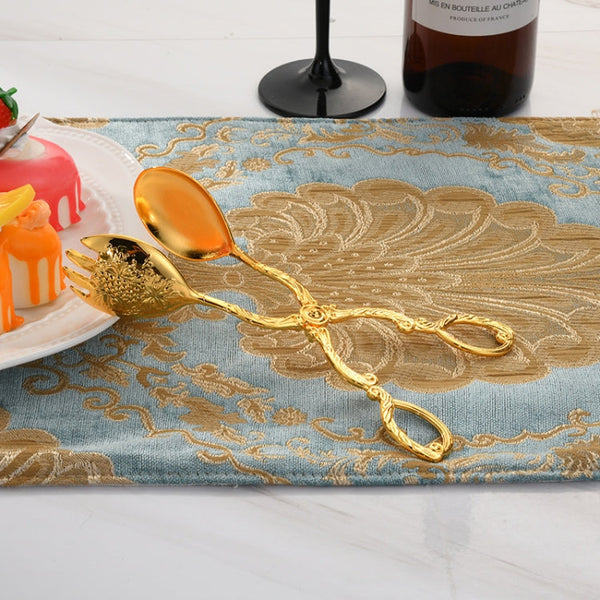 Retro Zinc Alloy Cutlery Cake Fruit Dessert Salad Clip, Cake Fruit Square Head Silver Clip, Cake Fruit Round Head Silver Clip, Cake Fruit Round Head Gold Clip, Cake Fruit Square Head Gold Clip