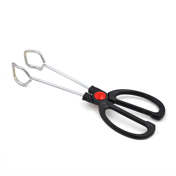Stainless Steel Plastic Handle Barbecue Tongs Food Clip Barbecue Tools