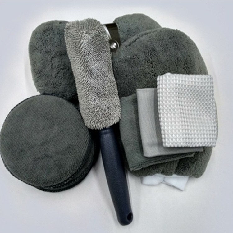 9 In 1 Car Wash Cleaning Kit Car Wash Supplies Car Wash Tools, Gray