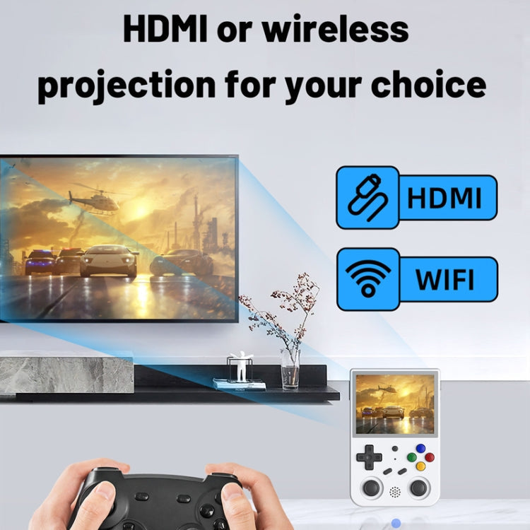 ANBERNIC RG353VS 3.5 Inch Wireless Game Box Linux Single OS Handheld Game Console, 64G 15,000 Games, 128G 25000 Games, 256G 35000 Games, Machine Only