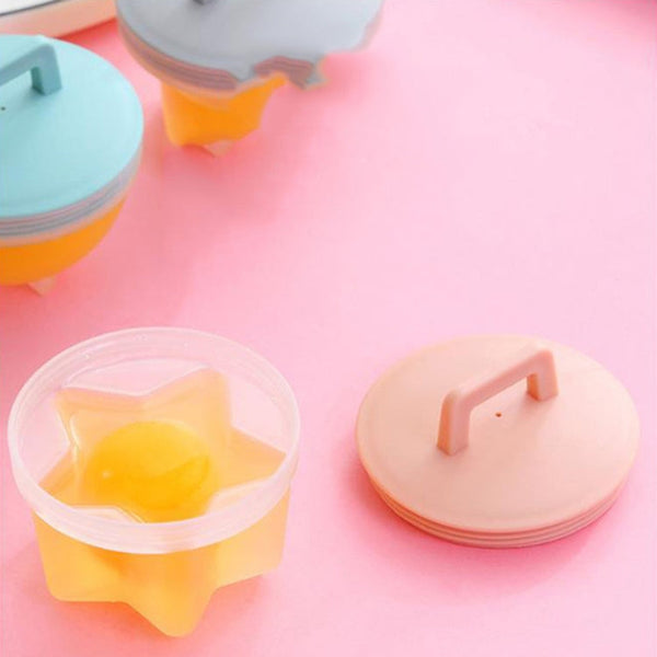 4 in 1 Home Creative Kitchen Steaming Egg Set with Oil Brush