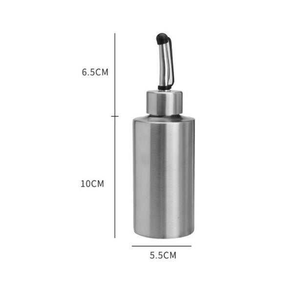 Cylindrical Seasoning Bottle Stainless Steel Oil Pot