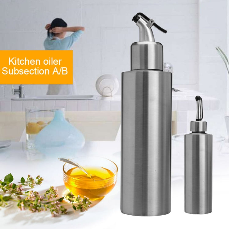 Cylindrical Seasoning Bottle Stainless Steel Oil Pot