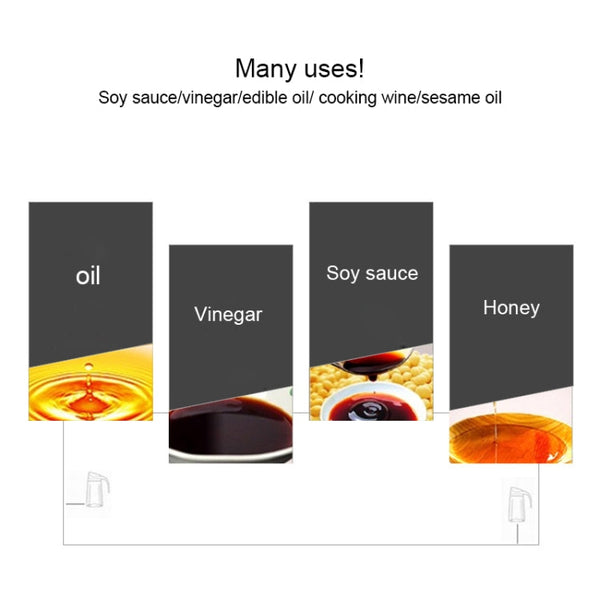 Cylindrical Seasoning Bottle Stainless Steel Oil Pot