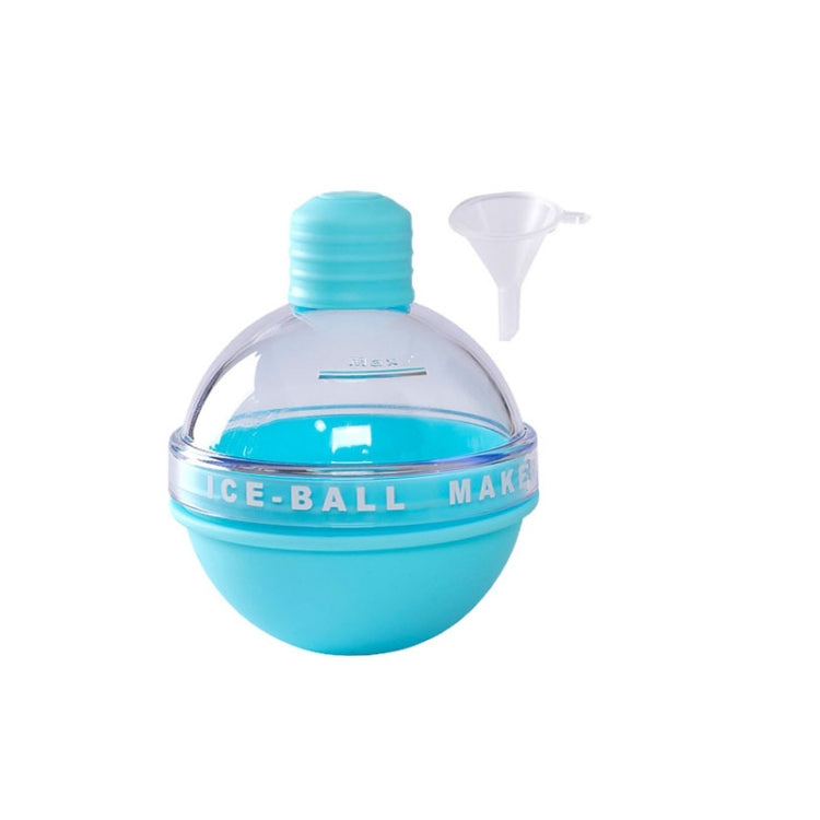 2PCS Home Whiskey Bulb Ice Ball Ice Cube Silicone Mold With Funnel, With Funnel+Sky Blue, With Funnel+Lavender Purple, With Funnel+Cherry Blossom Pink, With Funnel+Banana Yellow