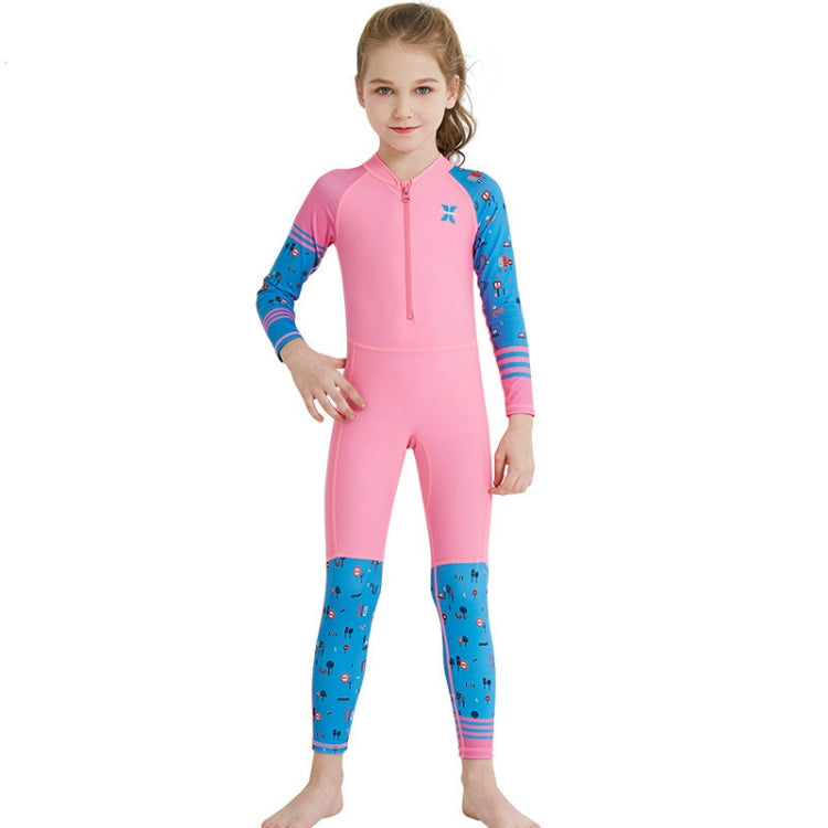 DIVE & SAIL LS-18822 Children Diving Suit Outdoor Sunscreen One-piece Swimsuit