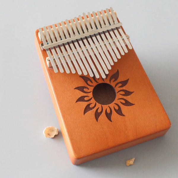 17-tone Kalimba Portable Thumb Piano, Mahogany-Classic Deer, Bamboo-Classic Deer, Mahogany-Sun God, Mahogany-Six-Pointed Star, Mahogany-Blue (Classic Deer), Spruce-Classic Deer, White-Classic Deer, Acacia-Classic Deer, Sapele-Classic Deer              ...