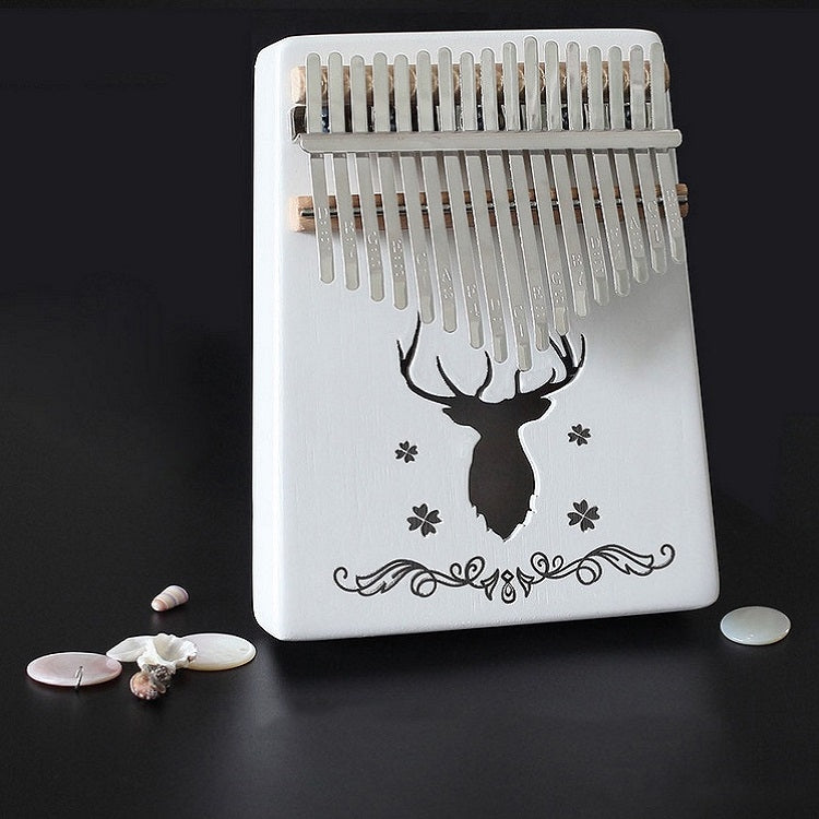 17-tone Kalimba Portable Thumb Piano, Mahogany-Classic Deer, Bamboo-Classic Deer, Mahogany-Sun God, Mahogany-Six-Pointed Star, Mahogany-Blue (Classic Deer), Spruce-Classic Deer, White-Classic Deer, Acacia-Classic Deer, Sapele-Classic Deer              ...
