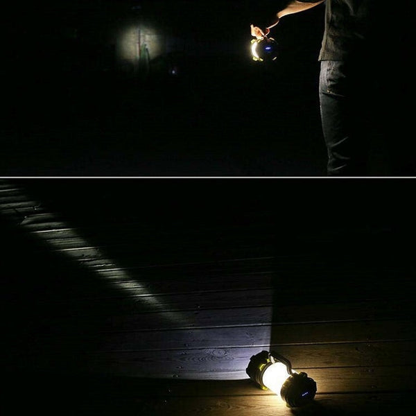 KINSACH Portable LED Searchlight Outdoor Rechargeable Multi-function Flashlight Camping Light